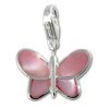 Charm Schmetterling pink - Silber Dream Charms - FC1041P