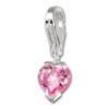 Charm Herzchen pink Charms Anhänger für Armbänder - Silber Dream Charms - FC208P