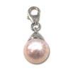 Charm Perle rosa Charms Anhänger für Armbänder - Silber Dream Charms - FC211A