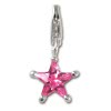 SilberDream 925 Charm Stern pink Armband Anhnger FC215P