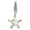 SilberDream 925 Charm Stern wei Armband Anhnger FC215W