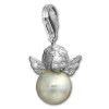 Charm Engel Perle weiß Charms Anhänger für Armbänder - Silber Dream Charms - FC243W