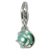 Charm Mint grün Kugel Charms Anhänger für Armbänder - Silber Dream Charms - FC250G
