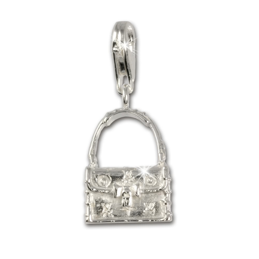 SilberDream 925 Charm Tschchen Armband Anhnger FC3028