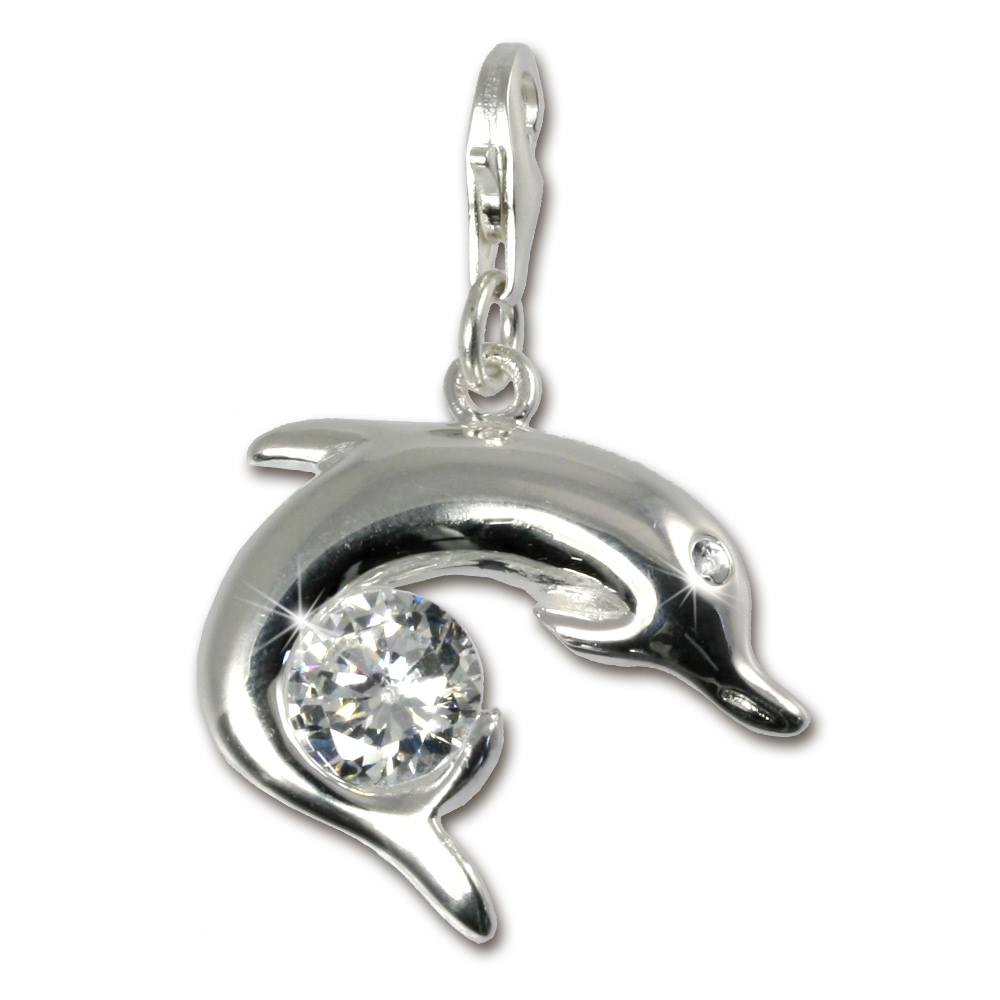SilberDream Silber Charm Delfin Armband Ketten-Anhnger FC4101