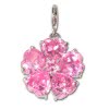 SilberDream 925 Charm Herzblume Armband Ketten Anhnger FC4112