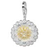 Charm Gerbera Charms Anhänger für Armbänder und Halsketten - Silber Dream Charms - FC4118