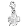 Charm matt Kleeblatt Charms Anhänger für Armbänder - Silber Dream Charms - FC505