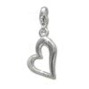 SilberDream Charm Herz Schliff 925er Silber Armband Anhnger FC507