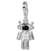 Charm Zirkonia Roboter Charms Anhänger für Armbänder - Silber Dream Charms - FC604