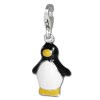 Charm Pinguin schwarz Charms Anhänger für Armbänder - Silber Dream Charms - FC616