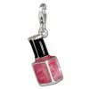 SilberDream Charm Nagellack rosa 925 Silber Armband Anhnger FC652