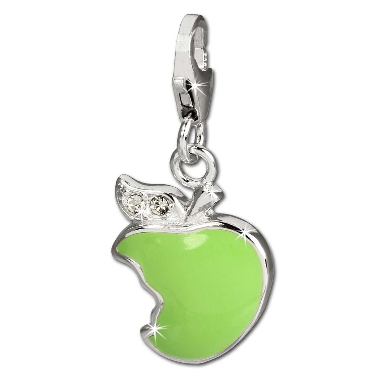SilberDream Charm Apfel Zirkonia 925er Armband Anhnger FC678