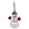SilberDream Charm Schneemann 925er Silber Armband Anhnger FC697