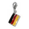 SilberDream 925 Charm Flagge Deutschland Armband Anhnger FC702