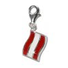 SilberDream 925 Charm Flagge sterreich Armband Anhnger FC704