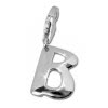 Charm Buchstabe: B Silber Charms Anhänger für Armbänder - Silber Dream Charms - FC70B