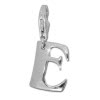 Charm Buchstabe: E Silber Charms Anhänger für Armbänder - Silber Dream Charms - FC70E