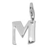 Charm Buchstabe: M Silber Charms Anhänger für Armbänder - Silber Dream Charms - FC70M