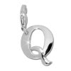 Charm Buchstabe: Q Silber Charms Anhänger für Armbänder - Silber Dream Charms - FC70Q