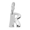 Charm Buchstabe: R Silber Charms Anhänger für Armbänder - Silber Dream Charms - FC70R