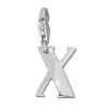 Charm Buchstabe: X Silber Charms Anhänger für Armbänder - Silber Dream Charms - FC70X