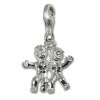 SilberDream 925 Charm Zwilling Sternzeichen Anhnger FC7106