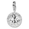 Charm Muster Ball Charms Anhänger für Armbänder und Halsketten - Silber Dream Charms - FC801