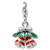 SilberDream Charm Weihnachtsglocken 925 Silber Armband Anhnger FC811R