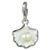 SilberDream Charm Muschel mit Perle 925er Armband Anhnger FC816W