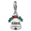 SilberDream Charm Weihnachtsglocke 925 Silber Armband Anhnger FC848W