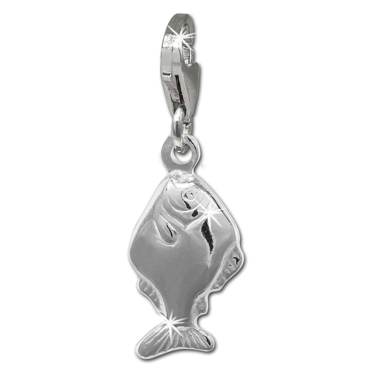 SilberDream Charm Fisch 925er Silber Armband Anhnger FC866J
