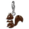 SilberDream Charm Eichhrnchen braun 925er Armband Anhnger FC873N