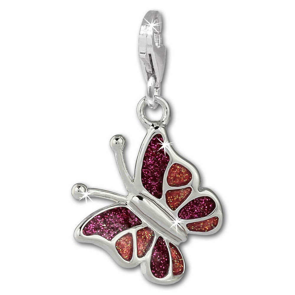 SilberDream Charm Schmetterling 925 Silber Armband Anhnger FC875P