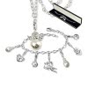 SilberDream Set Silber Charm Armband und Charms Kette FCA084
