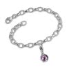 Charms Kugel Silber Charms Anhänger für Armbänder Set - Silber Dream Charms - FCA106