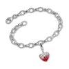 Charm Herz Zirkonias Armband Set - Silber Dream Charms - FCA117