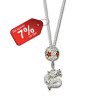 Charms Halskette Drache mit Charm mit Halskette und Beads - Silber Dream Charms - FCA129