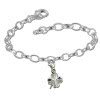 Charm Set Glücksklee Silber Charms Anhänger für Armbänder - Silber Dream Charms - FCA131