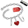 SilberDream Armband Fashion Charm Set I Love You 925 Anhnger FCA315