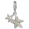 Glitzerschmuck Charm Seesterne Aurora Zirkonias - Silber Dream Charms - GSC102