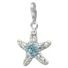 SilberDream Glitzer Charm Seestern gro Zirkonias 925 GSC309