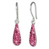 SilberDream Glitzer Ohrhnger Silber Zirkonia Kristalle pink GSO208P