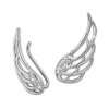 SilberDream Ear Cuff Flgel Zirkonia Ohrringe Ohrklemme 925 Silber GSO410W