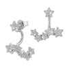 SilberDream Ohrstecker Dangle Ear Cuff Zirkonia Sterne wei 925 Silber GSO419W