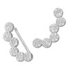 SilberDream Ear Cuff Kreise Zirkonia Ohrringe Ohrklemme 925 Silber GSO423W