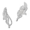 SilberDream Ear Cuff Blatt Zirkonia Ohrringe Ohrklemme 925 Silber GSO428W