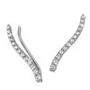 SilberDream Ear Cuff 13 kleine Zirkonias Ohrringe Ohrklemme 925 Silber GSO455W