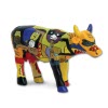 Design Kuh mit Picasso Musiker 4,5cm Kthen Kuhparade KOS001