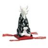 Meditierende Design Kuh mit Kimono 4,5cm Kthen Kuhparade KOS003